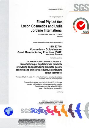 LYCON-ISOCertification