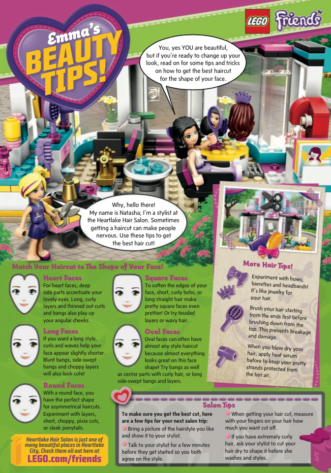 The article in question, featured in Lego Club magazine.