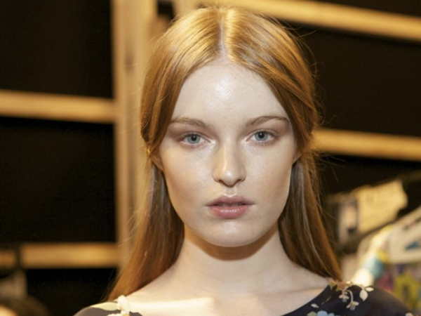 Glowing skin dominated at Kate Sylvester's show. (Source: Beauty Directory)