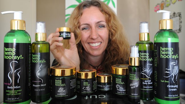 Australian hemp-based skincare brand Hemp Hemp Hooray founder, Teresa McDowell was named one of the Telstra Business Women's  awards finalists for her innovative products. Picture: Naomi Jellicoe   Source: AdelaideNow