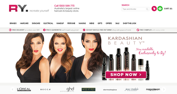 Recreate Yourself's retail site is home to over 250,000 hair and beauty brands.