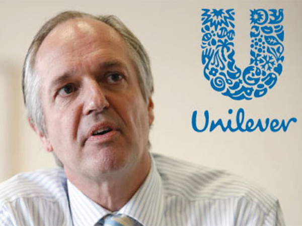 Unilever's CEO Paul Polman says " (Source: trulydeeply.com.au)