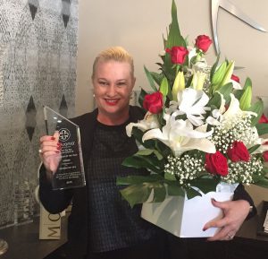 Jemma Stergio from Keturah Day Spa in WA wins Urban Day Spa Performance Excellence