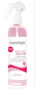 Caronlab Quick Dry Wax Mist smells great and makes for a speedy wax.