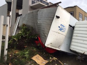 PBS destroyed by a tornado which swept through NSW a week before Christmas.