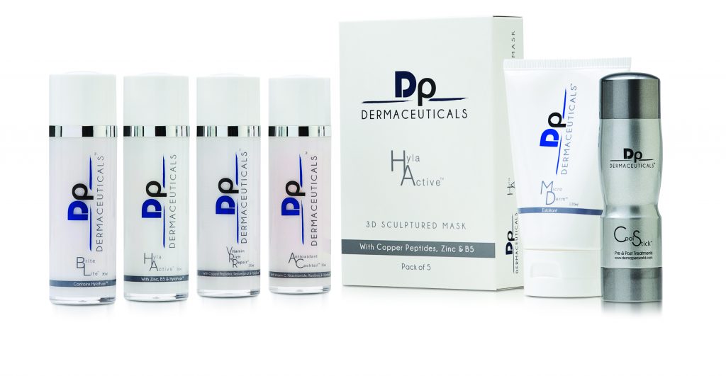 DP Dermaceuticals’ a specially formulated skin care range with just the right level of actives to support skin rejuvenation and wound healing.”