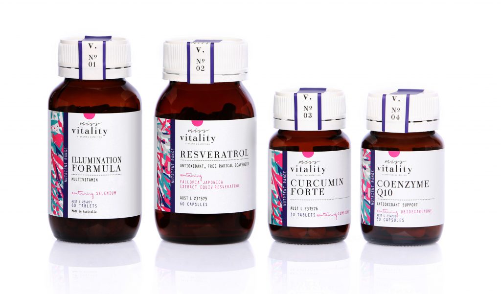 Miss Vitality has a range of skin supplements to help strengthen the skin from within. 