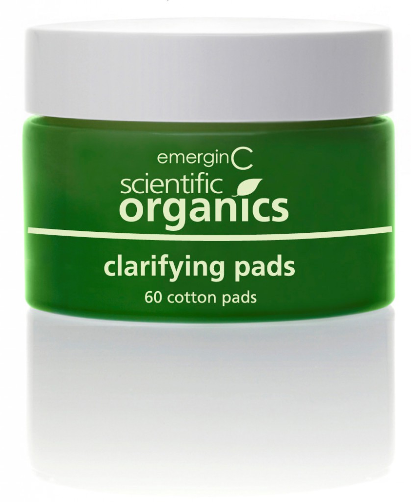 EmerginC Clarifying Pads are one hundred percent natural ad chock full of skin-glowing actives. 