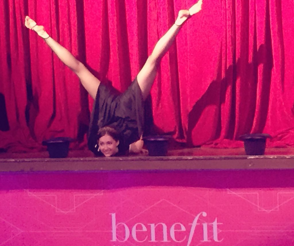 The entertainment at this Benefit launch kept the beauty media enthralled. 