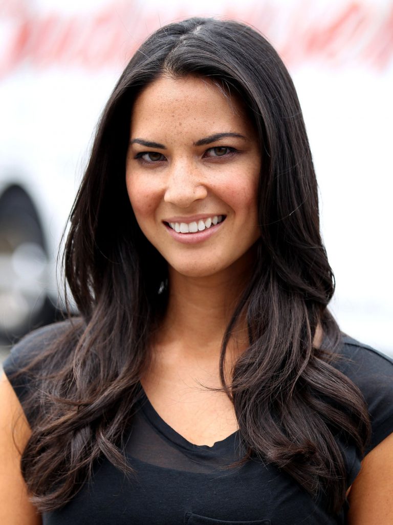 Proving the power of a good head of hair is Olivia Munn. Image source: Ouch Press 