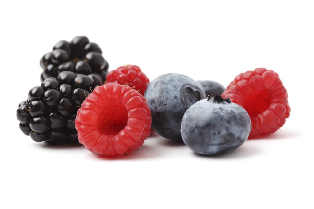 Berries such as blueberries and blackberries are well known for their skin benefiting properties. 