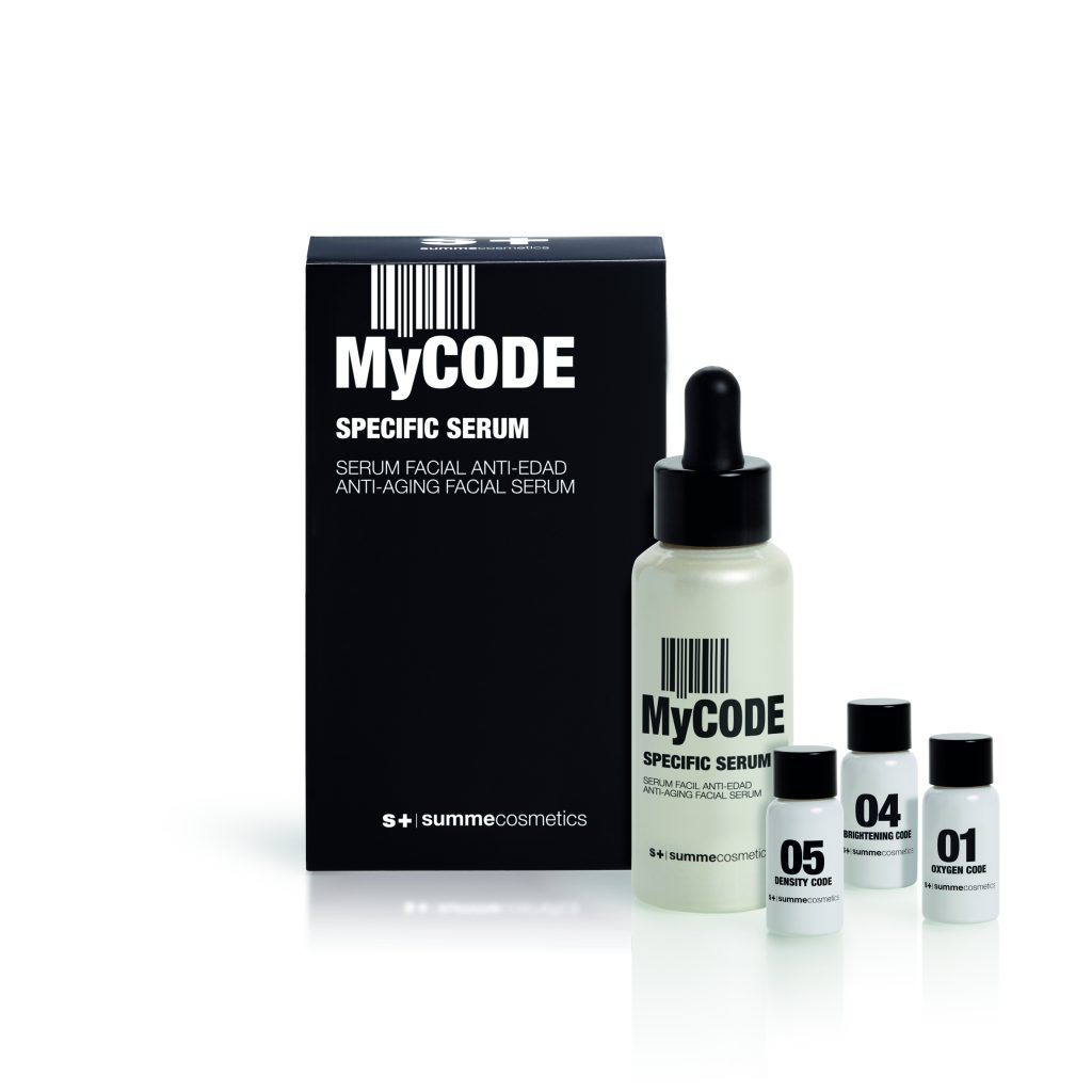 MyCODE allows professionals to tailor a serum, which clients can take home to address specific skin needs. 