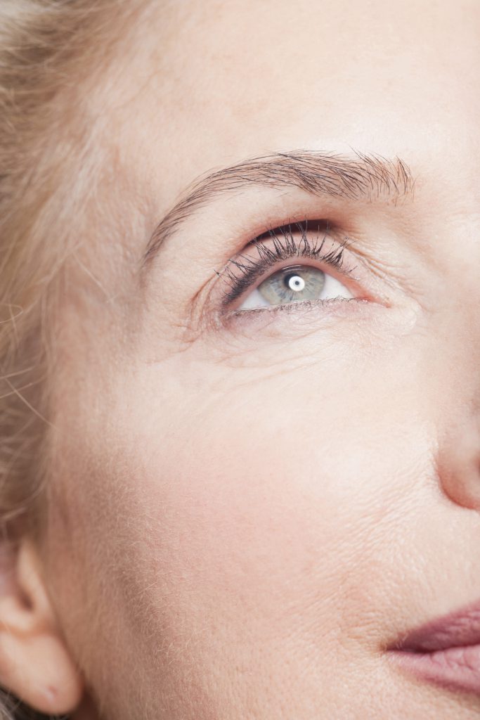 This new second skin technology can help banish wrinkles around the eyes. 