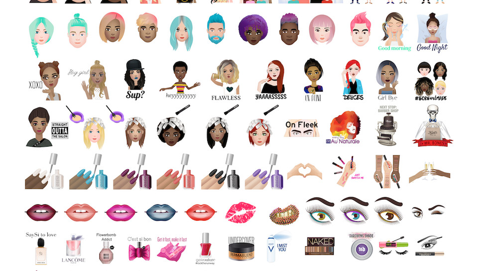 No longer are we restricted to one lipstick and one shade of polish in our emoji library. Hooray!