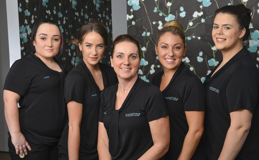 Bridget Eaton and her team at Lara Day Spa & Wellness Centre in Victoria. 