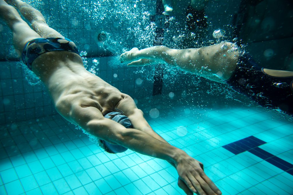 Male swimmers often need to "shave down" so offering them a longer-term solution with waxing is a good option for them during competition season. 