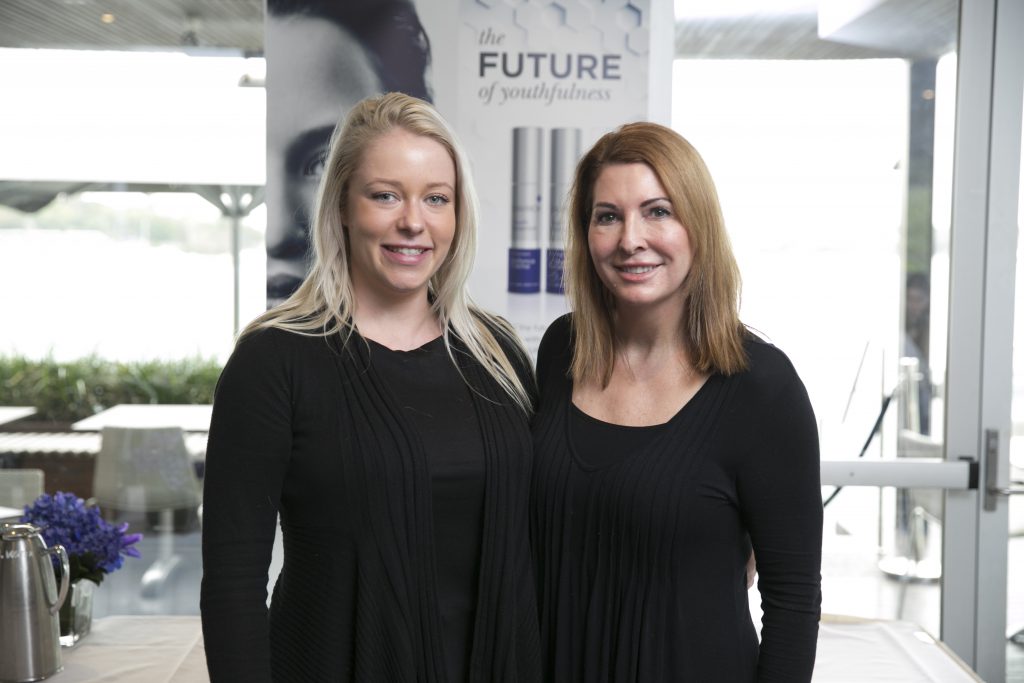 Jenna Cambourn and Louise Hurfurth attend the Sensa launch.