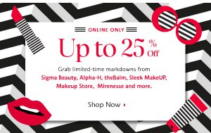 Sephora's online only beauty sale