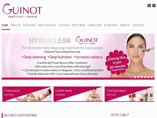 Guinot Launch New Website