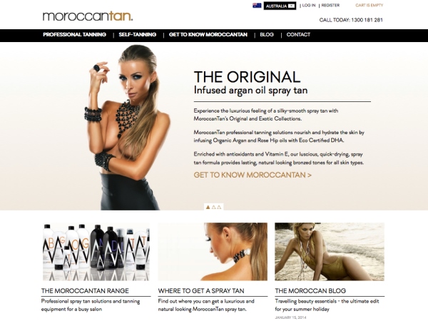 New Website for Moroccan Tan