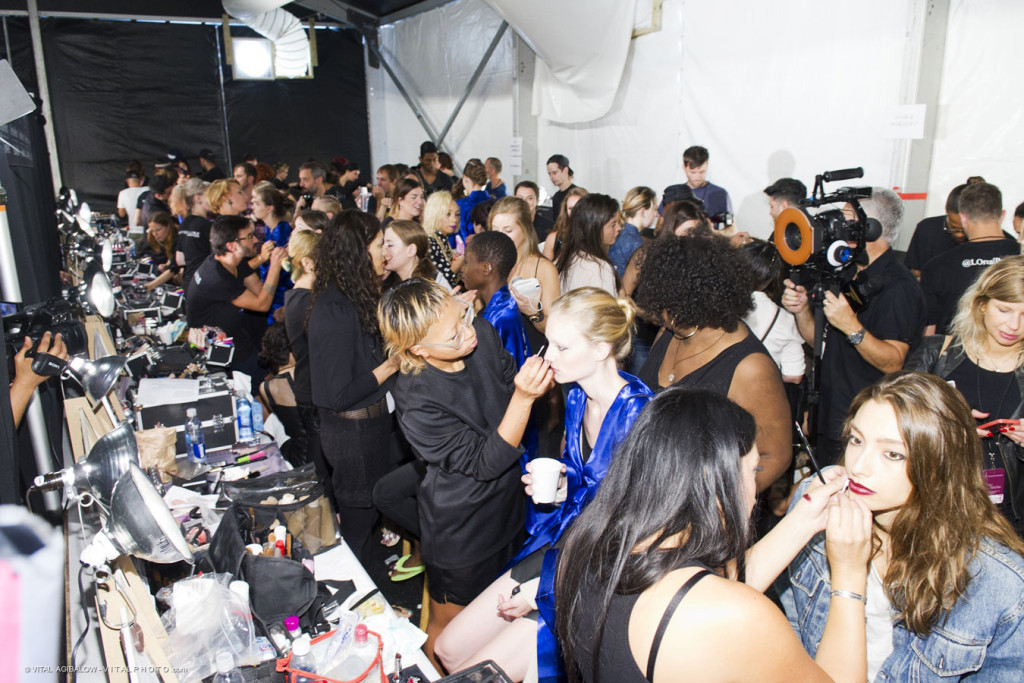 Diary Of A Spray Tanner Backstage At Fashion Week