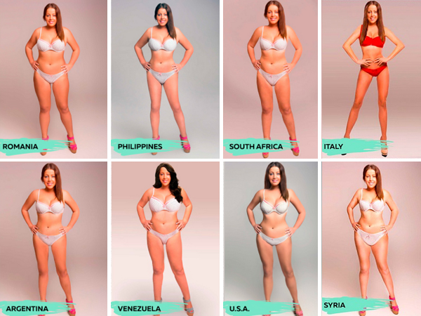Ved navn Rummet Kunstig Want To Know What The Ideal Body Shape In 18 Countries Is?