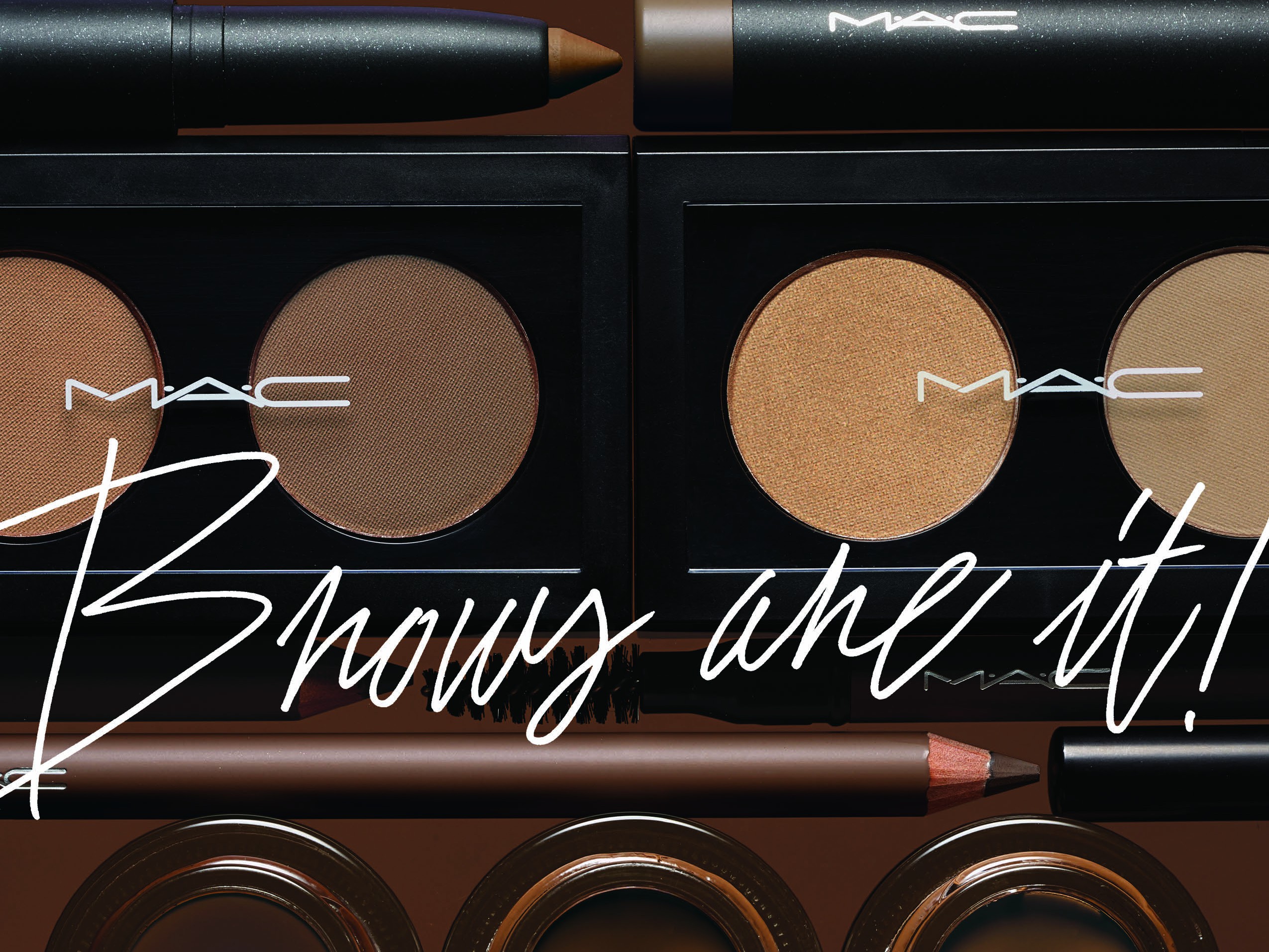 Brows rule, says M.A.C Cosmetics