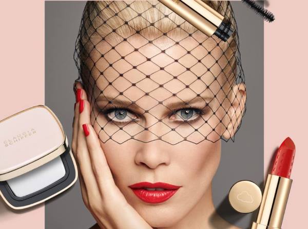 Claudia Schiffer launches ArtDeco make-up