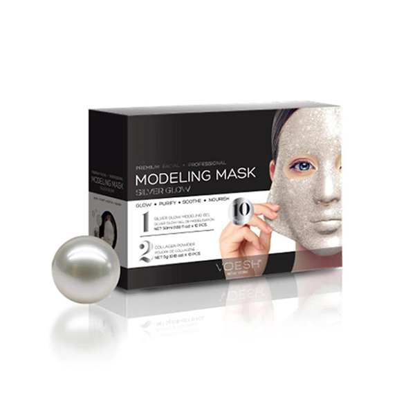 VOESH® Silver Glow Modeling Mask