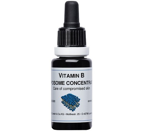 Vitamin B Liposome Concentrate – For care of blemished skin Vitamins of the B-series support skin regeneration