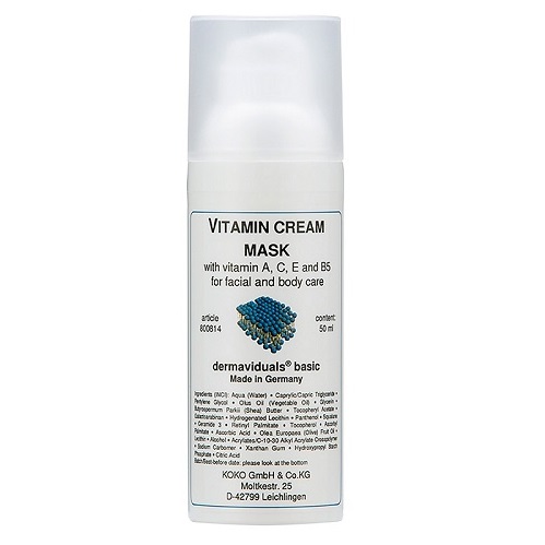 Vitamin Cream Mask – Very effective combination of Vitamins A, C, E and more!