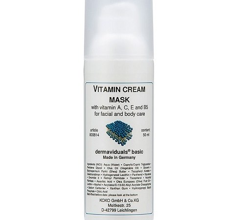 Vitamin Cream Mask – Very effective combination of Vitamins A, C, E and more!