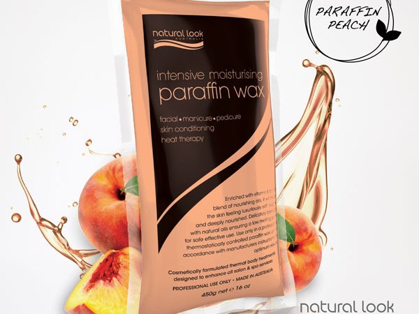 Natural Look Peach Paraffin Wax