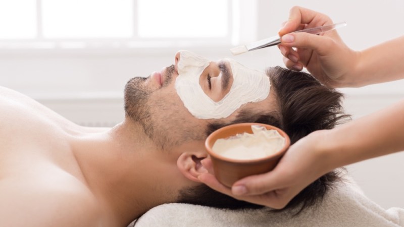 The rise of the male facial