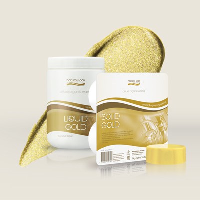 Natural Look Liquid Gold Depilatory Wax