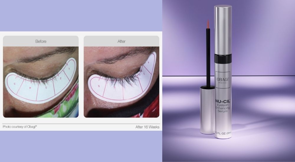 NuCil Lash Serum Before and After 